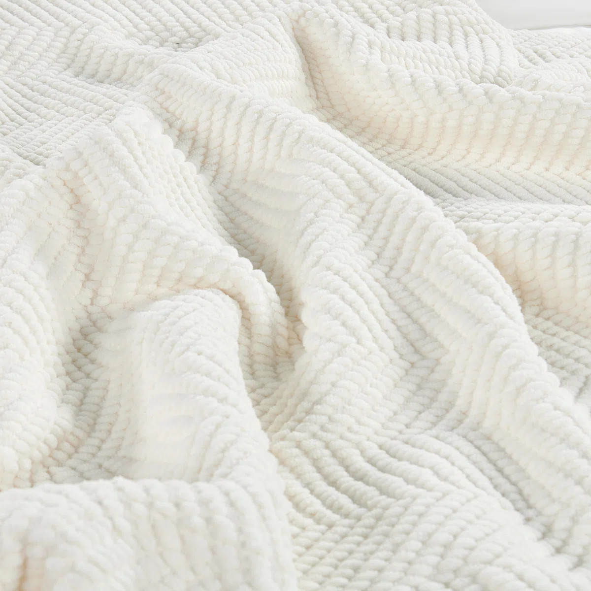 Tweed Knitted Throw Blanket | Wayfair North America