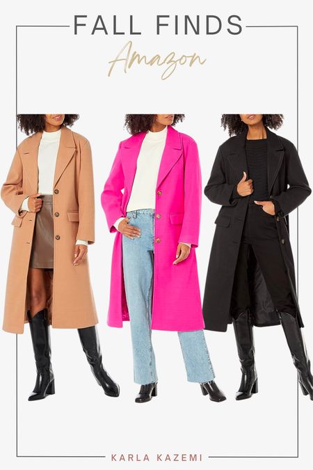 Fall basics to build your capsule wardrobe❤️
 Affordable outerwear to layer up with this fall. So chic and classic, and will never go out of style✨






Affordable fashion, fall basics, fall fashion, pre fall fashion, basics, capsule wardrobe, coat, long coat, fall coat, women’s basics, pre fall fashion. 

#LTKmidsize #LTKstyletip #LTKSeasonal