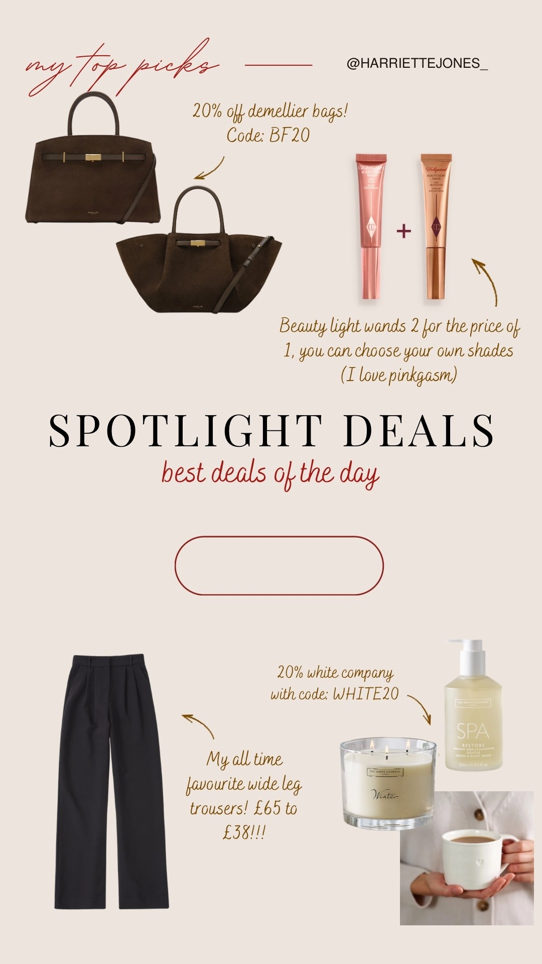 Spotlight deals of the day! Day 1 of cyber week🛍️

#LTKuk #LTKCyberWeek