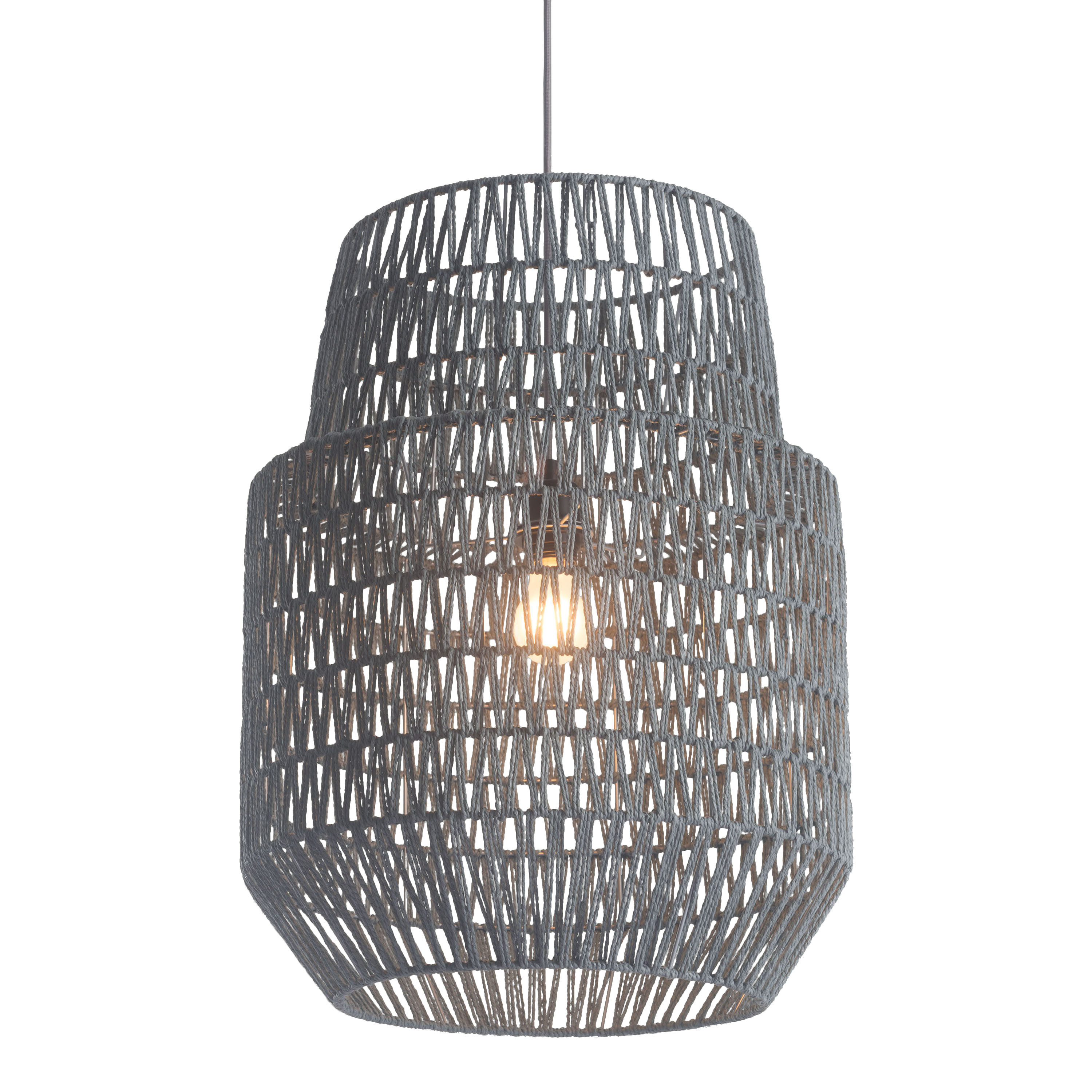 Daydream Gray Two Tier Pendant Lamp | World Market