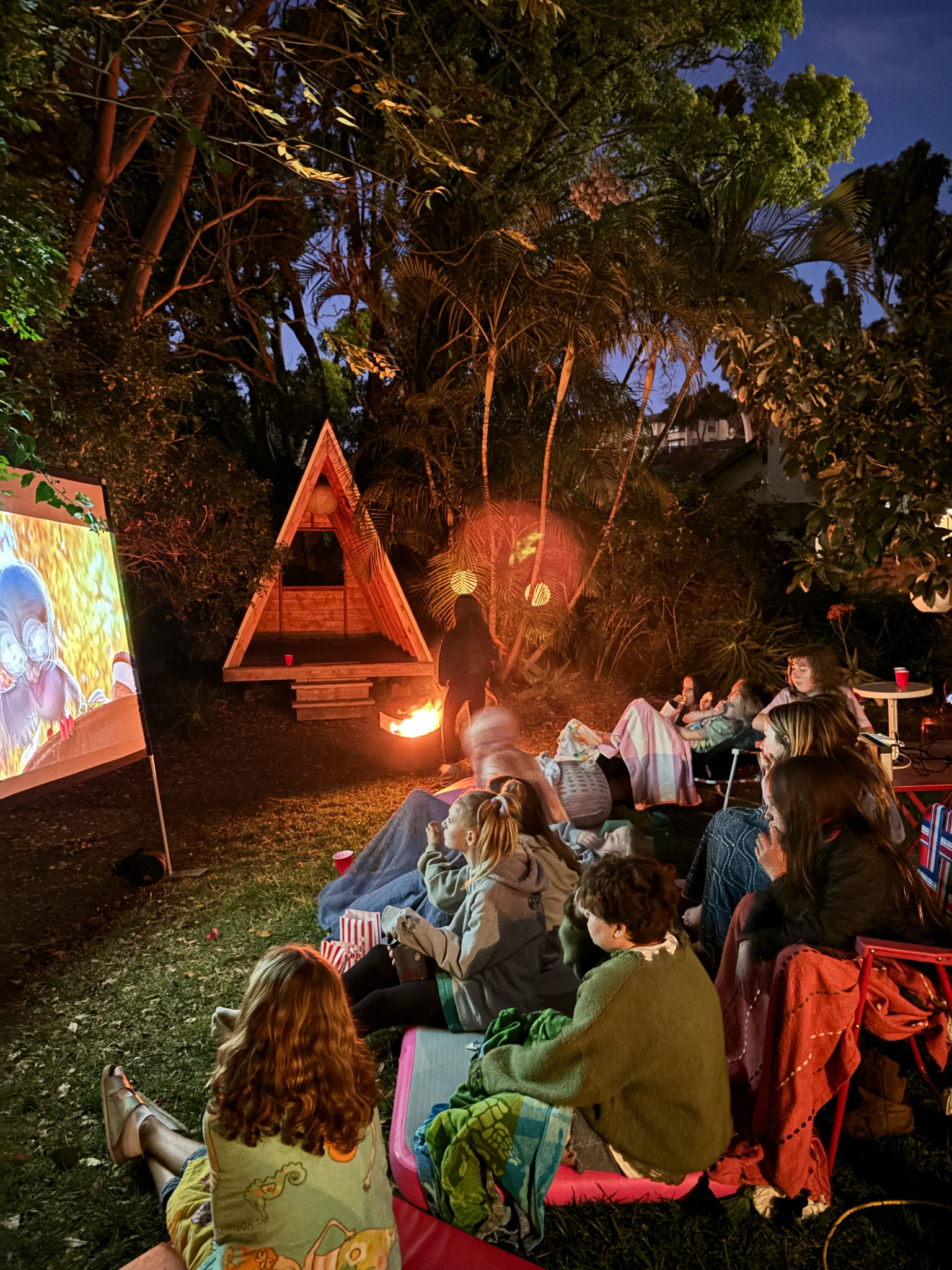 The exact projector I just bought from Walmart with Roku capabilities and the screen we have from Amazon for a backyard movie showing.  This is an easy set up and kept tweens quiet for maybe an hour!  

#LTKhome #LTKparties #LTKkids