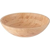 Lipper International Bamboo Wood Salad Bowl | Amazon (US)