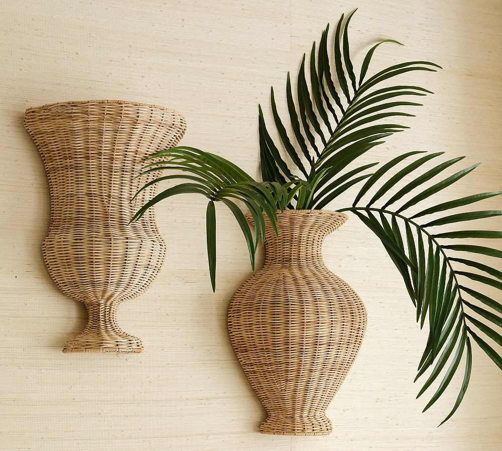 Lila Woven Wall Vase | Pottery Barn (US)