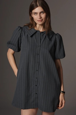 Glamorous Petite Puff-Sleeve Mini Dress | Anthropologie (US)