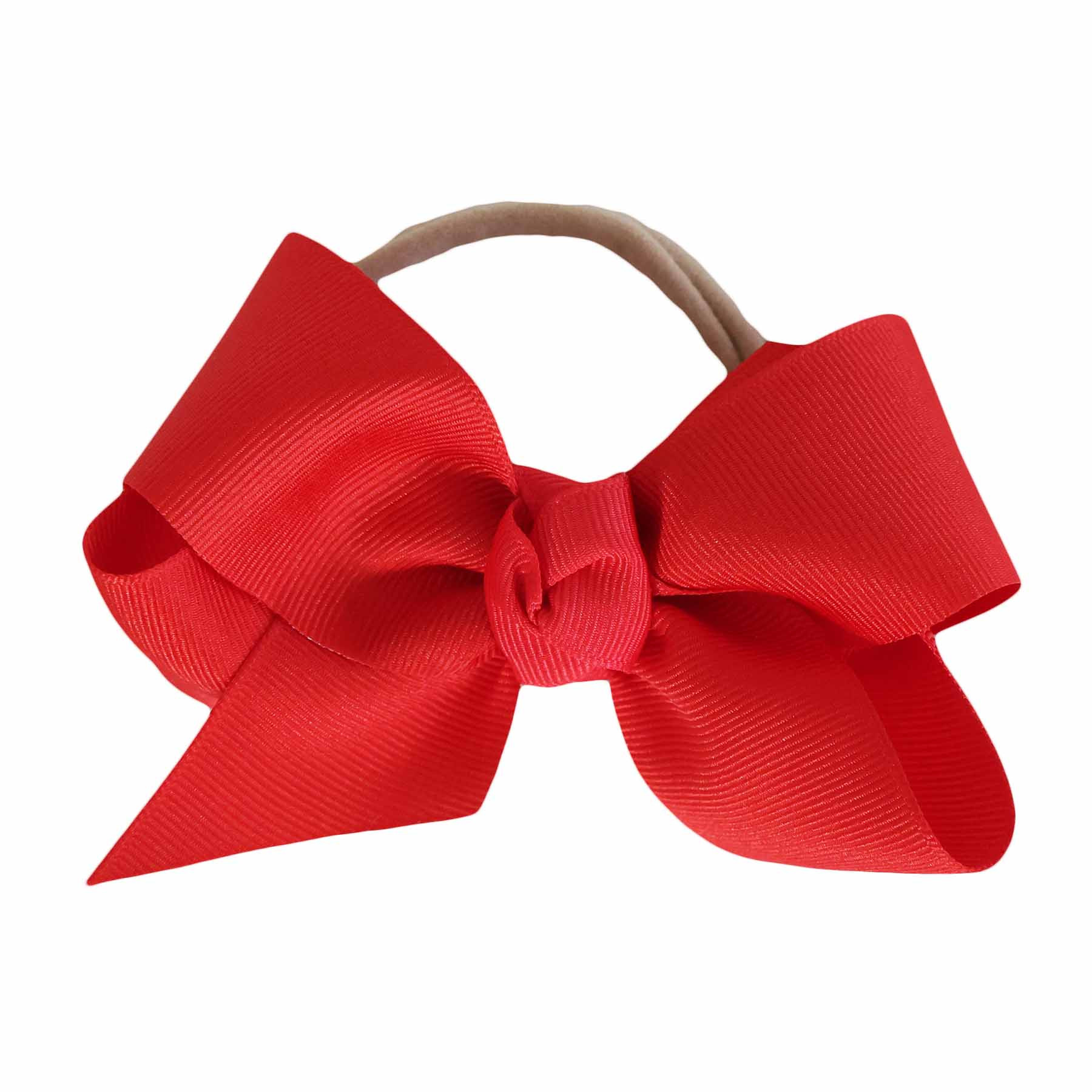 Ribbon Bow Headband | Poppy Red | Caden Lane