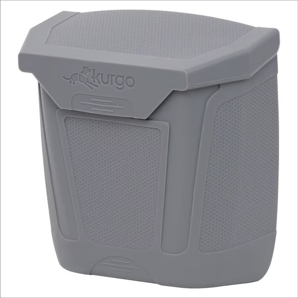 Kurgo Dog Garbage & Poop Bags Tailgate Dumpster, Gray | Chewy.com