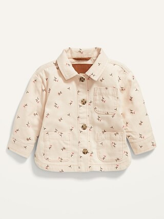 Unisex Twill Workwear Jacket for Baby | Old Navy (US)