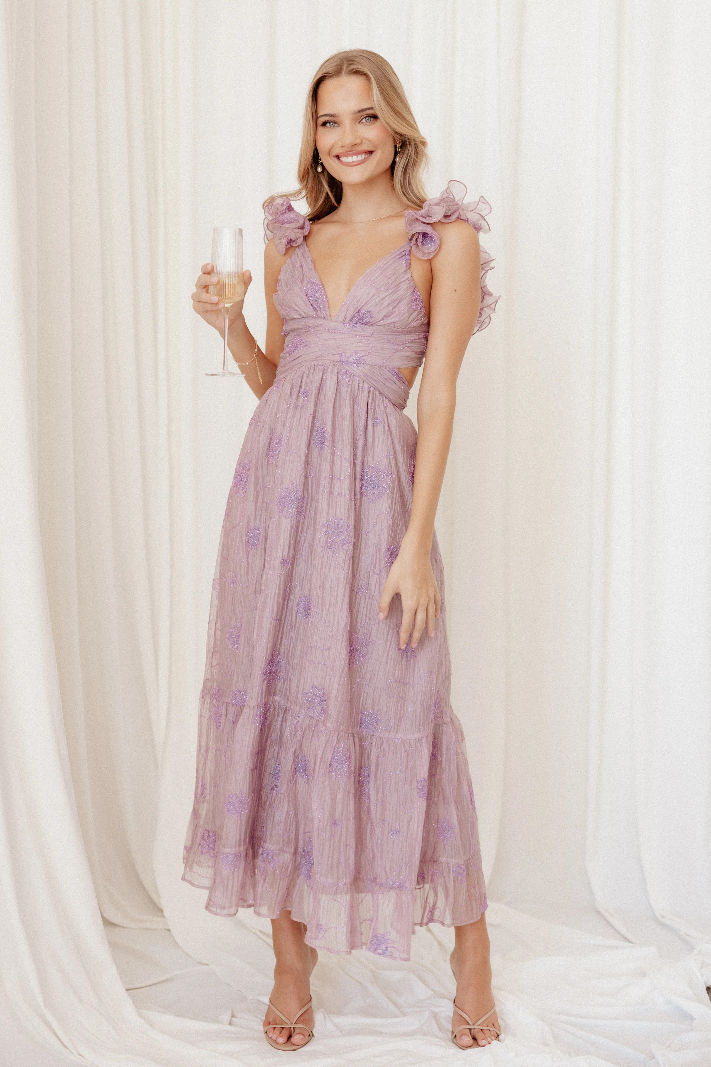Harmony Maxi Dress - Lilac | Petal & Pup (US)