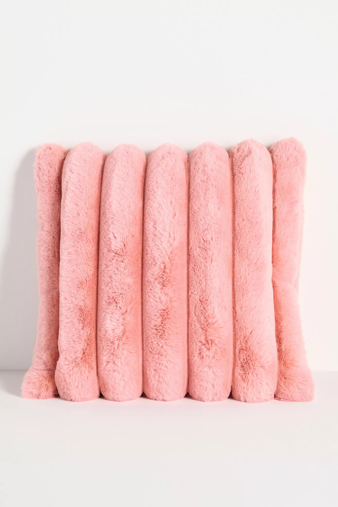Tipped Puffer Faux Fur Pillow | Anthropologie (US)