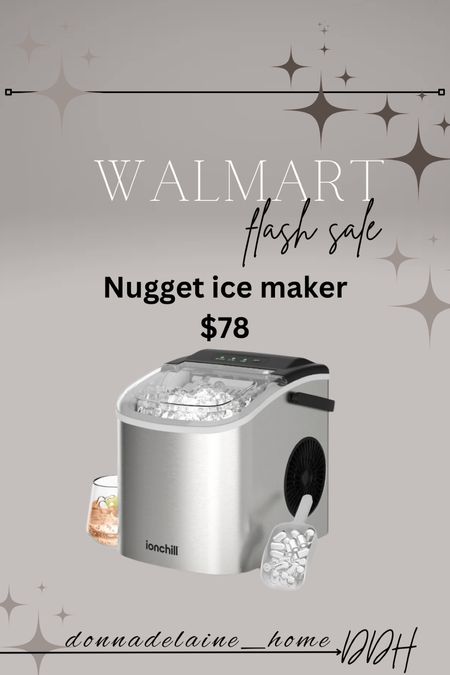 Fabulous price for this Summer must have! So handy to have extra ice on hand all Summer long. 
Ice maker, kitchen essential 

#LTKSummerSales #LTKxWalmart #LTKSeasonal