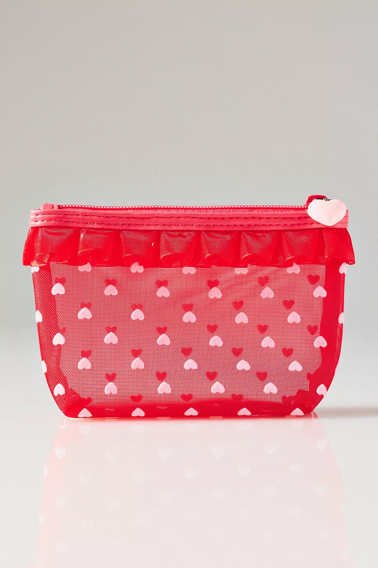 Mesh Hearts Pouch | Anthropologie (US)