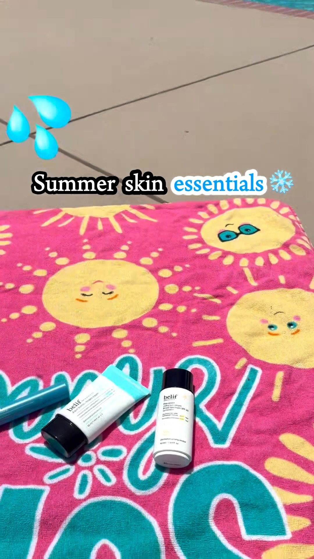 Poolside skincare just hits different! ☀️❄️

These belif summer skincare favorites have been my go-to for lightweight hydration and a cooling skin refresh all Memorial Day weekend long. 💦

✨ Aqua Bomb Eye Gel = cooling + de-puffing.

✨ Milky Sunscreen SPF 40 = lightweight hydration with the prettiest glowy finish.

✨ Aqua Bomb Frozen Cream = cooling capsules that melt into your skin for an instant refreshing boost.

Perfect for hot summer days when your skin needs extra hydration without feeling heavy. ☀️

Everything is linked on my LTK! 🤍

#belifpartner #kbeauty #SummerSkin #SkincareRoutine

#LTKdayinmylife #LTKBeauty #LTKselfcare