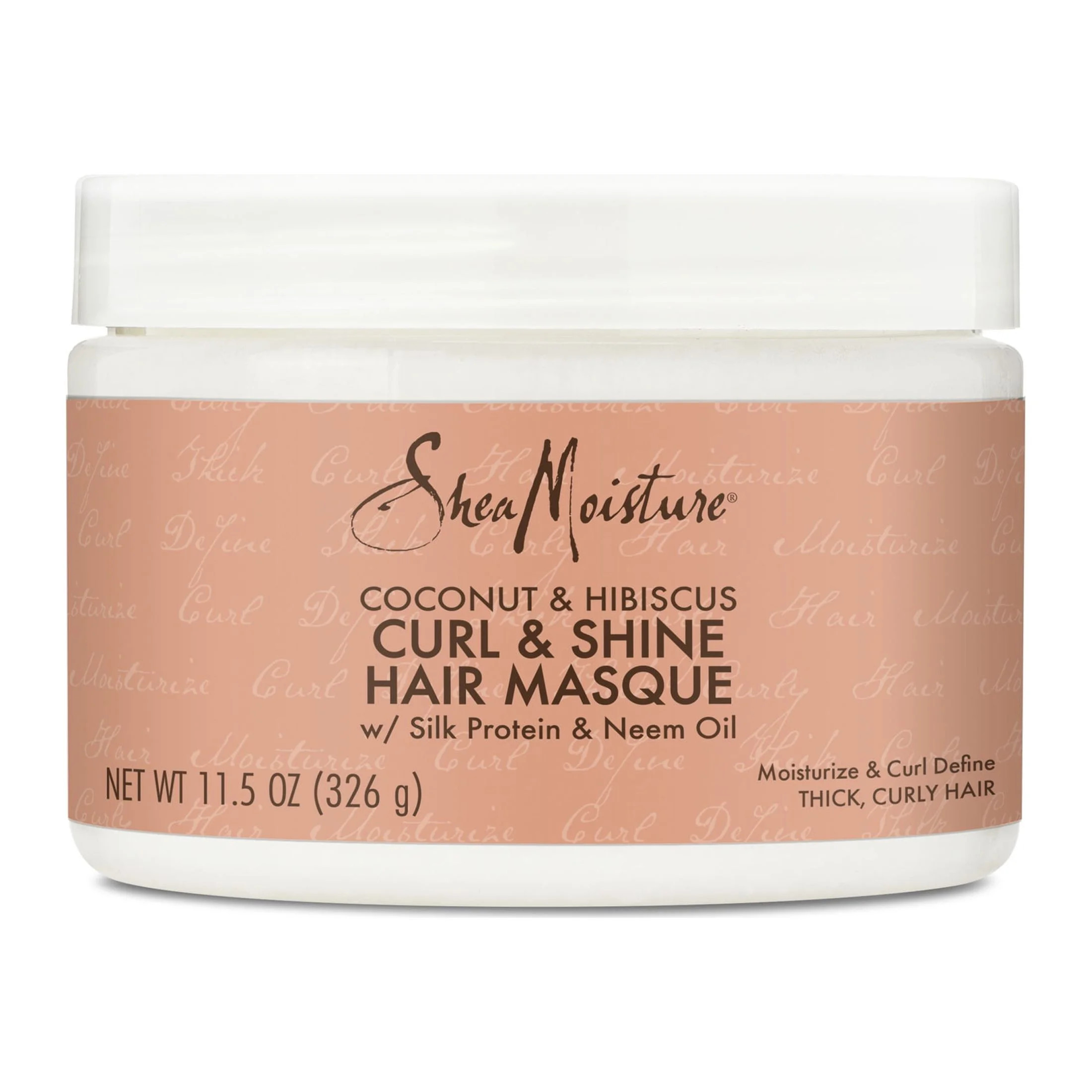 SheaMoisture Hydrating Hair Mask Coconut and Hibiscus Frizz Control Sulfate Free for Dry Curls, 1... | Walmart (US)