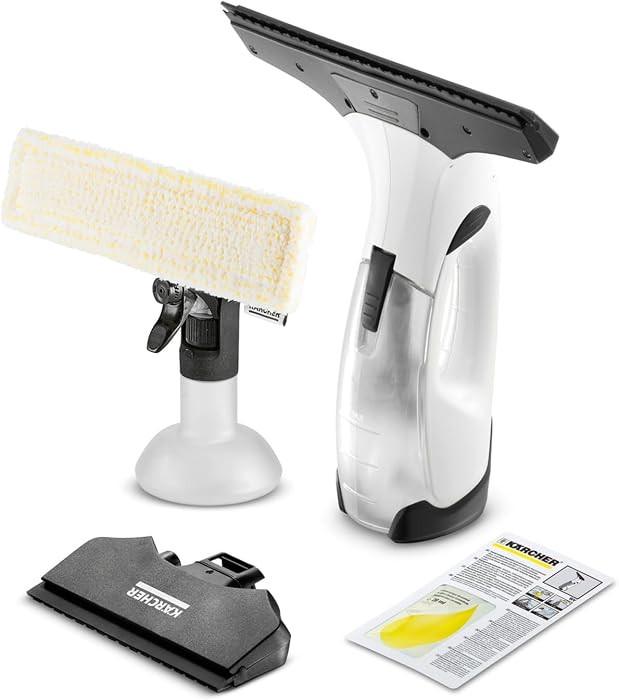 Kärcher Akku-Fenstersauger WV 2 Plus N, Akkulaufzeit: 35 min, LED-Ladezustandsanzeige, 2 Absaugd... | Amazon (DE)