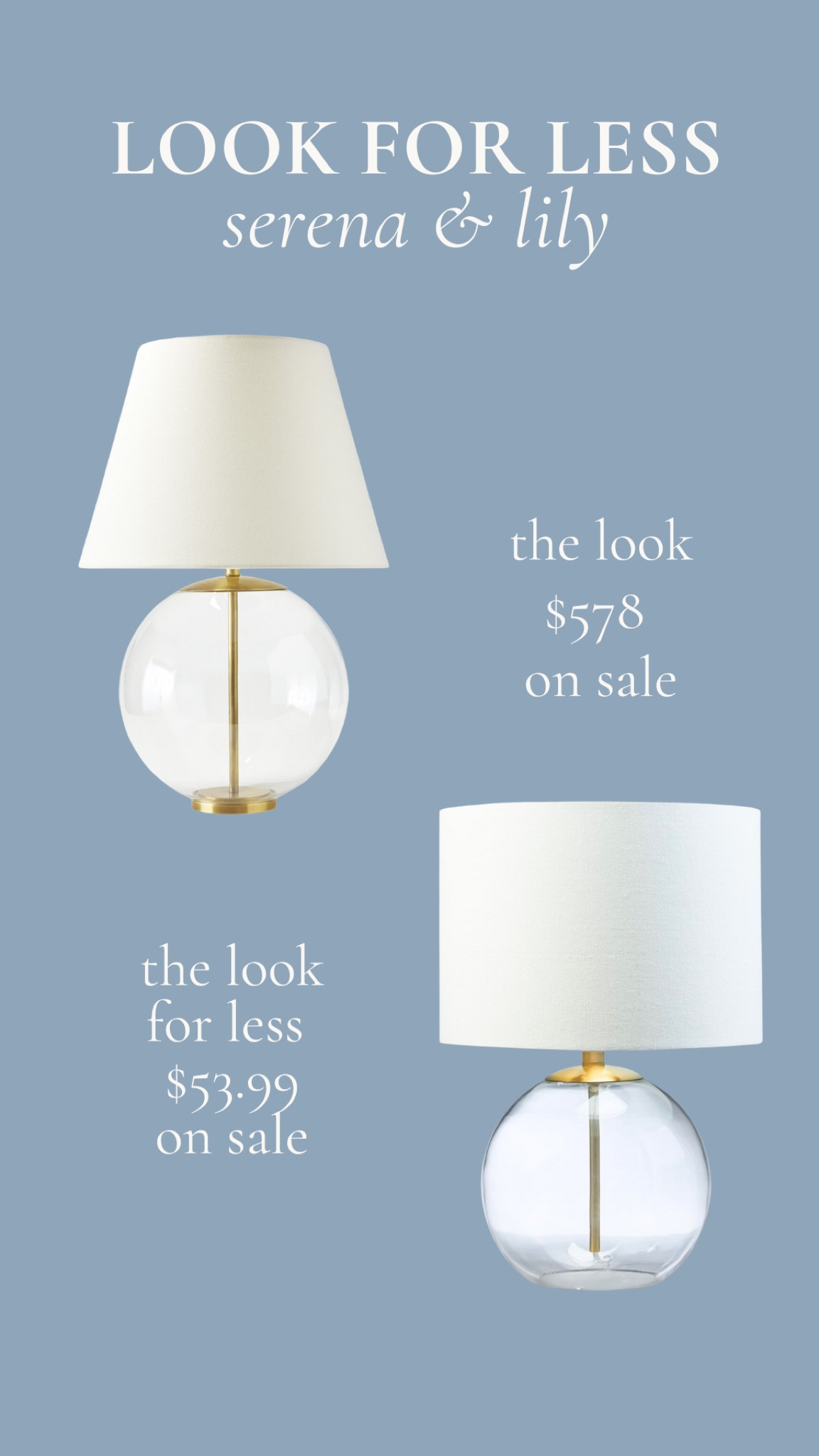 Save on BOTH The Look and The Look for Less on this Serena & Lily table lamp!

#LTKStyleTip #LTKSaleAlert #LTKHome