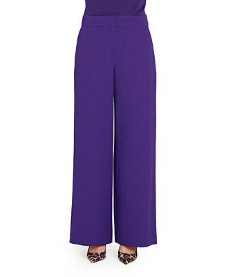 Petite Clean-Waist Wide-Leg Pants | Macy's