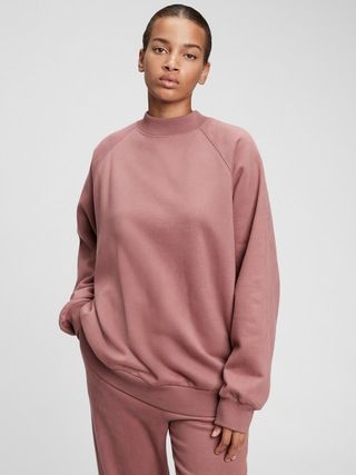 Vintage Soft Mockneck Oversized Sweatshirt | Gap (US)