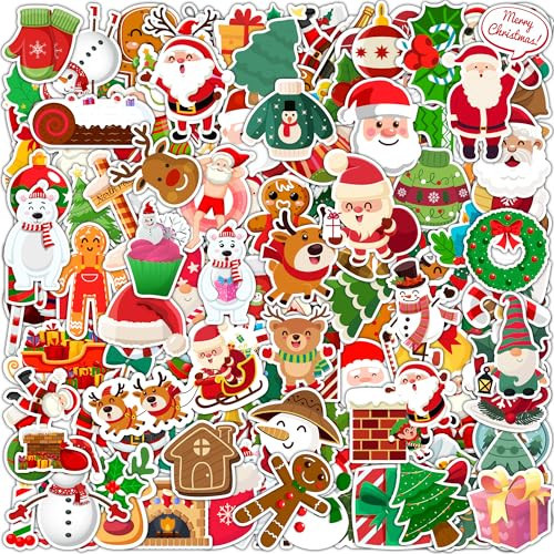 Christmas Stickers - Stocking Stuffers for Kids - 24 Sheets 480Pcs Christmas Gifts for Kids - Xmas Gifts Xmas Party Supplies, Party Favors for Boys and Girls Ages 3 4 5 6 7 8 | Amazon (US)