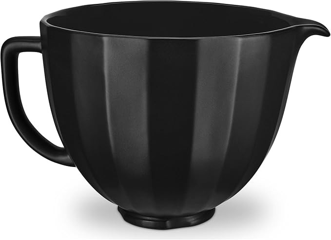 KitchenAid® 5 Quart Black Shell Ceramic Bowl | Amazon (US)