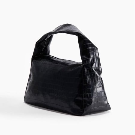 Black croc shoulder bag 

#LTKitbag #LTKfindsunder50 #LTKstyletip