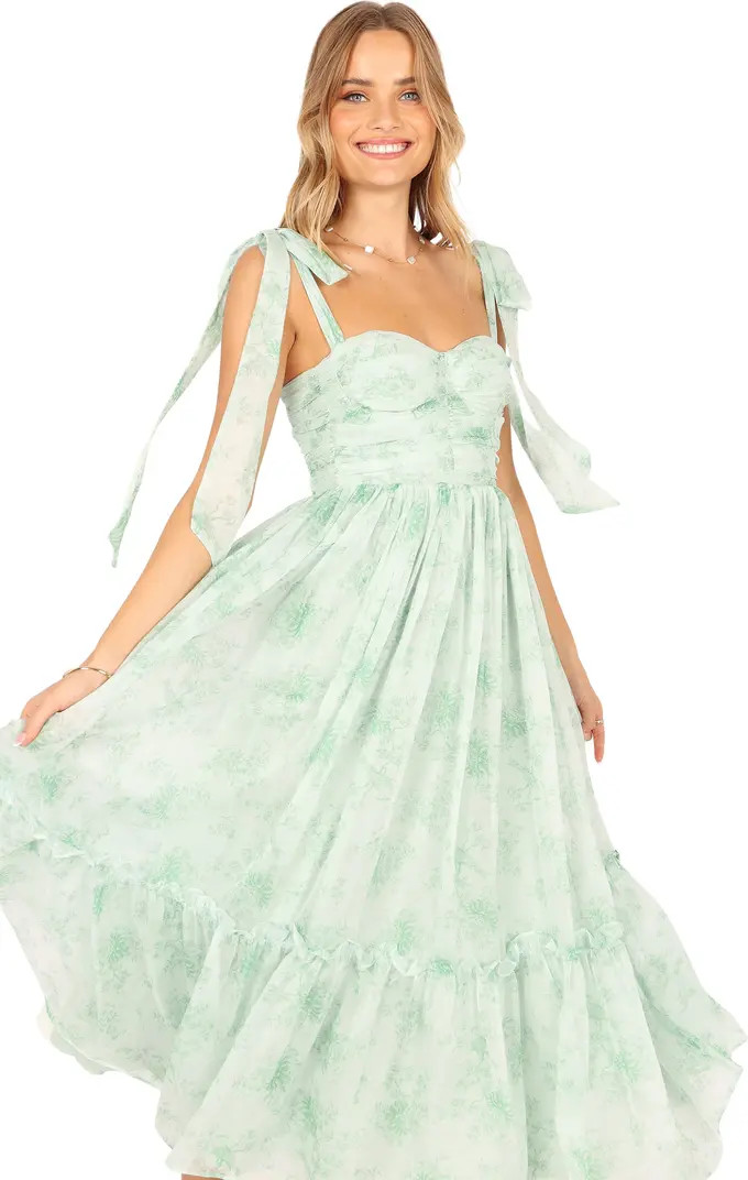 Floret Midi A-Line Sundress | Nordstrom