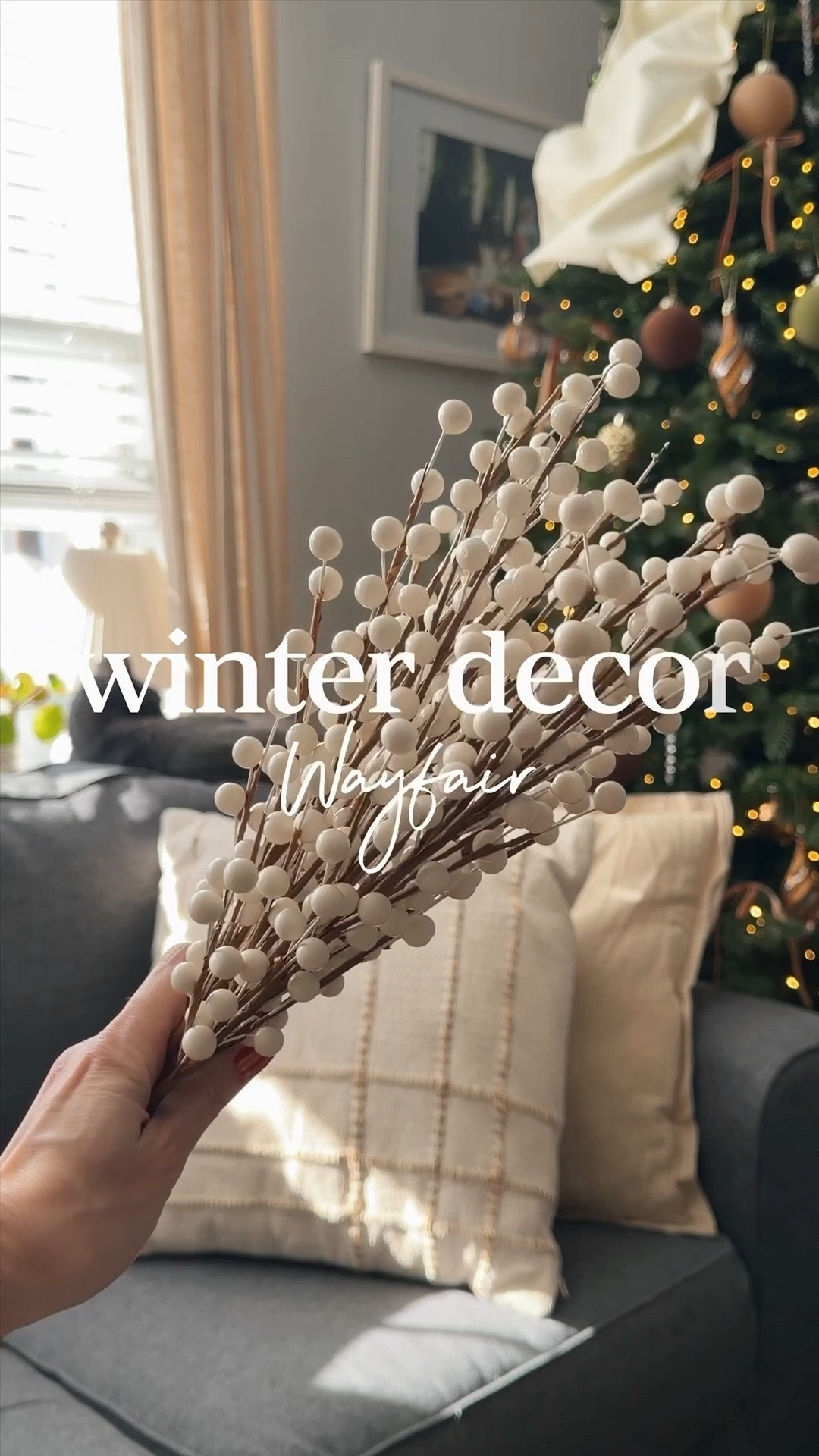 Winter has officially arrived! These white berry stems from @wayfair are my latest home decor purchase. They’re perfect for creating arrangements or adding frosty accents to any corner. #ad #wayfair #wayfairpartner #WinTheSeason 

Home decor • winter home decor • holiday decor • Christmas decor 

#LTKHoliday #LTKHome #LTKSeasonal