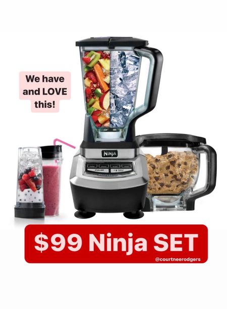 $99 Ninja Set ❤️ We have this and LOVE it! Great gift idea for the holidays! 

Walmart, Walmart Black Friday, Ninja, Blender, Home, Christmas 

#LTKsalealert #LTKGiftGuide #LTKHoliday