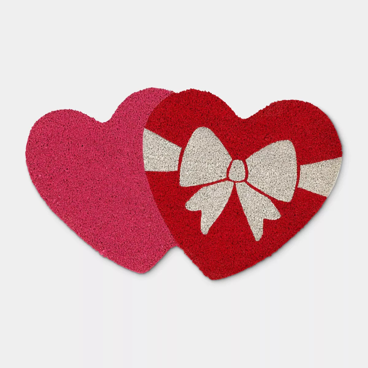 Valentine's Day Heart Shaped Box of Chocolate Coir Doormat Pink/Red - Room Essentials™ | Target