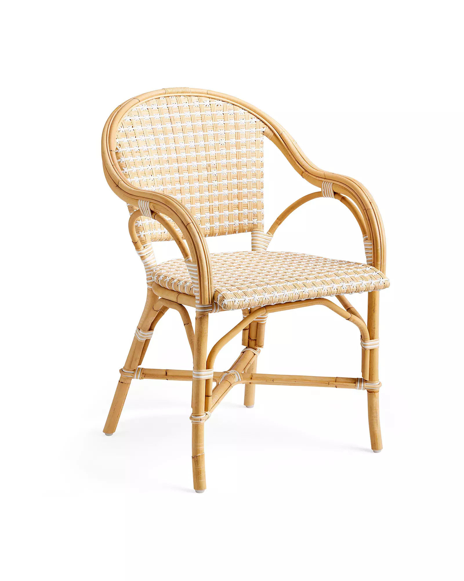 Riviera Étoile Rattan Dining Chair | Serena and Lily