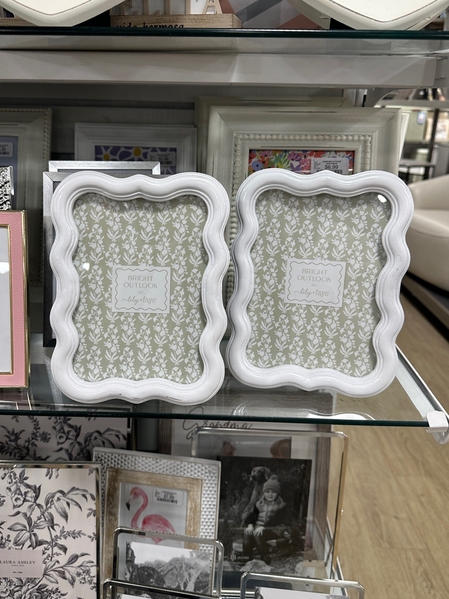 New scalloped picture frames at tjmaxx 

#LTKSaleAlert #LTKHome #LTKFindsUnder100