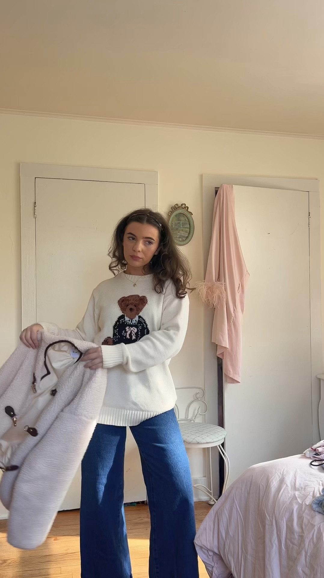 cutie COZY teddy jacket🧸🤍 

#LTKHoliday #LTKCyberWeek #LTKGiftGuide