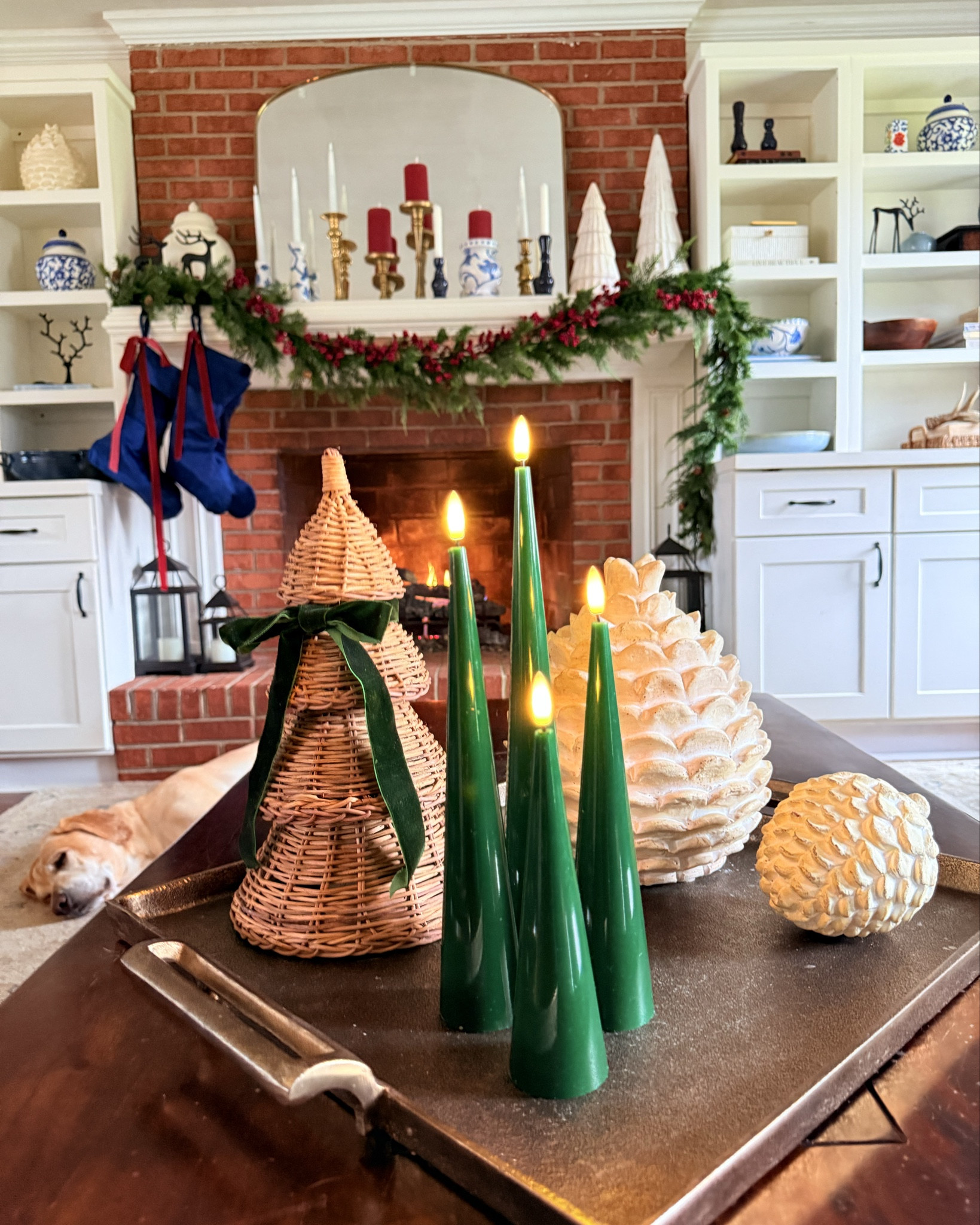 Christmas decor . Home decor . Traditional home decor. Rattan Christmas tree .  Christmas decor idea.

#ltk
#ltkfinds

#LTKSeasonal #LTKHoliday