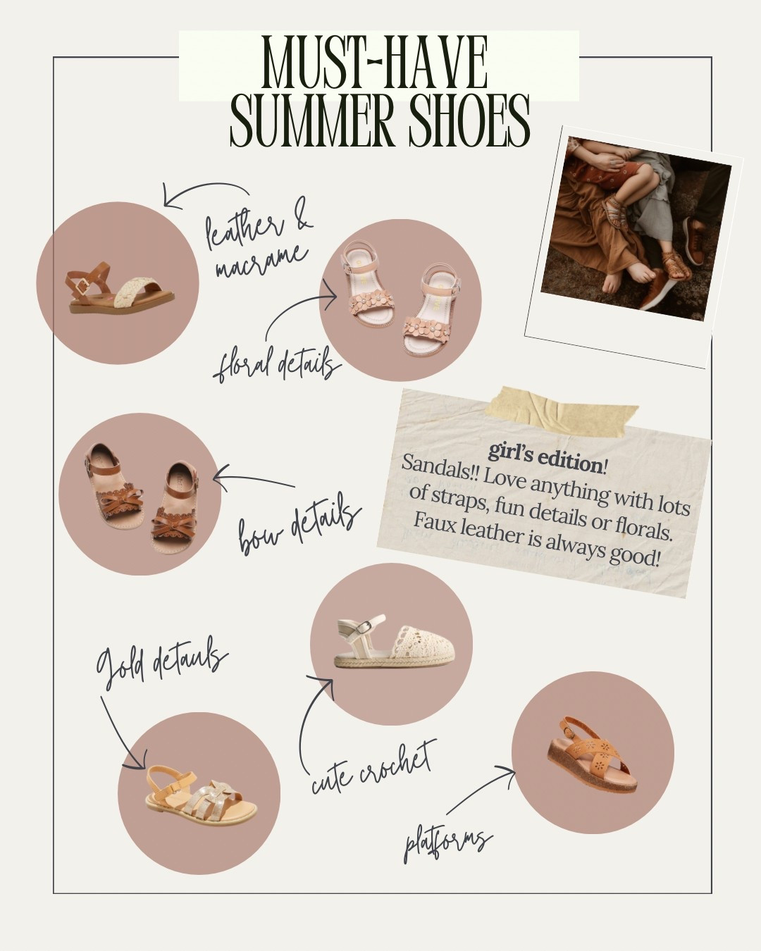 Summer shoe picks for the girls 🩷

#LTKShoeCrush #LTKStyleTip