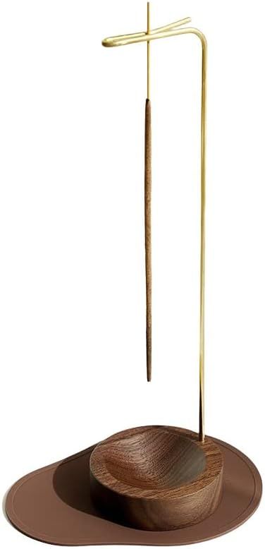 Dostende Incense Holder, Multi-Purpose Design Wooden Incense Burner ash Catcher with Brass Incens... | Amazon (US)