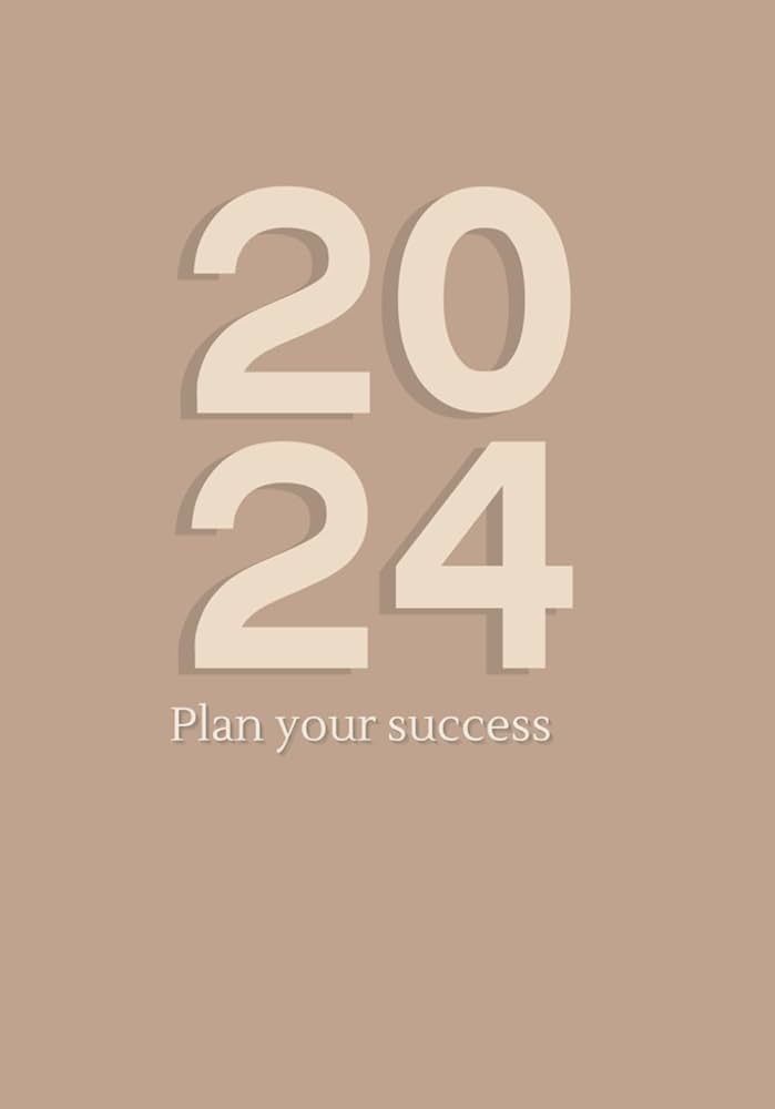 2024 Beige planner: agenda minimalist | Amazon (US)