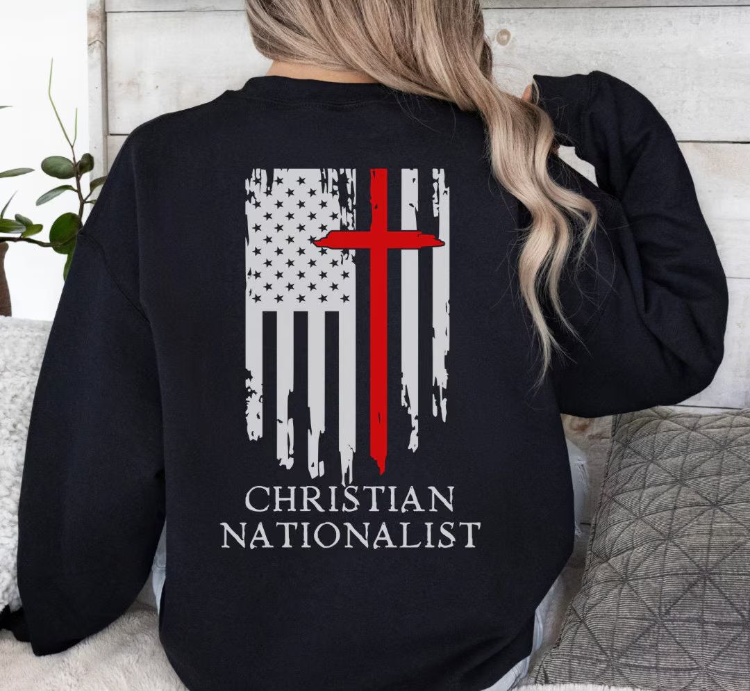 Proud Christian Nationalist Sweatshirt American Flag and Faith, Military Gift, American Pride, Cr... | Etsy (US)