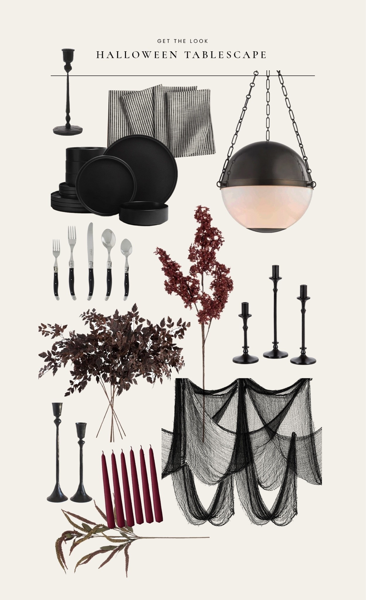 My Halloween tablescape sources!

#LTKSeasonal
