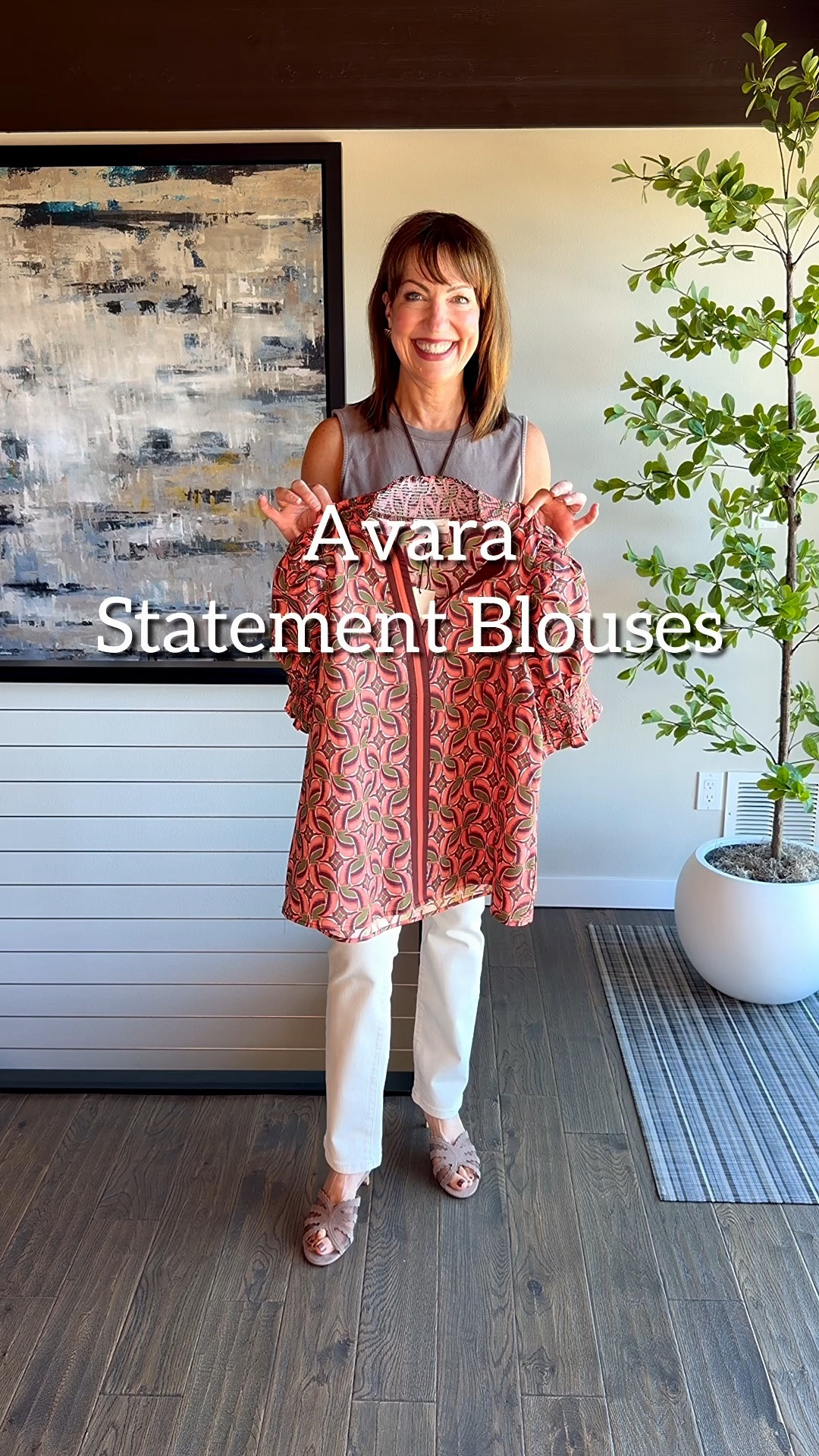 Comment SHOP for links!🛍️
A great pair of denim and a stylish statement blouse is one of our favorite outfit formulas! @Avara is definitely the go-to for blouses with bright colors, lively prints and lots of style details like puffed sleeves and peplums! All of these blouses look great with this pair of straight leg ecru denim. The fit is amazing! 
How to Shop:🛍️
-Comment SHOP for links!🔗
-Click the link in our bio to shop
-Watch our stories for links!

Printed blouse, puffed sleeve blouse, striped blouse, gingham blouse, peplum top, ecru denim, straight leg denim

#LTKootd #LTKgrwm #LTKOver40