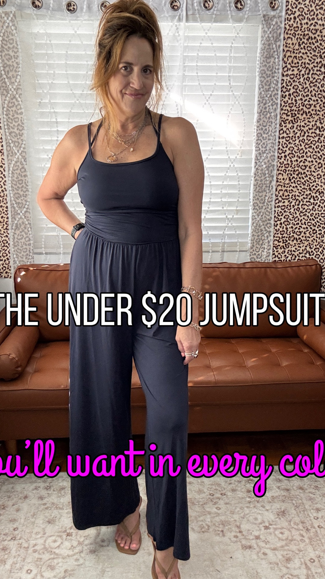 Cutest jumpsuit w/side ruching, wide leg & super lightweight..
Vacation outfit, travel outfit, jumpsuit, Amazon jumpsuit, lightweight jumpsuits 

Jumpsuit- L tts

#LTKootd #LTKOver40 #LTKmomlife
