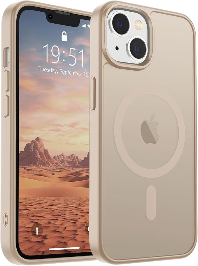 SUPFINE Magnetic for iPhone 14 Case & iPhone 13 Case (Compatible with MagSafe)(Military Grade Dro... | Amazon (US)