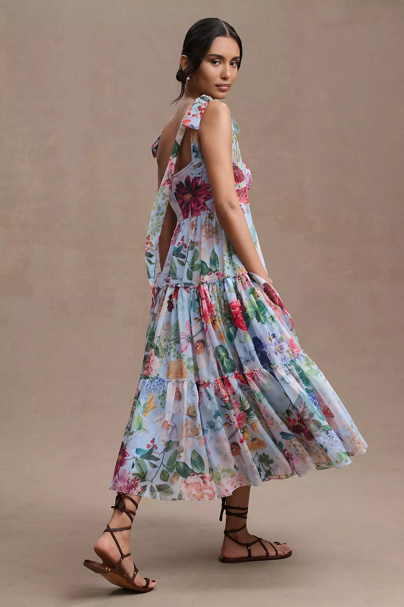 Julia Tiered Floral Maxi Dress