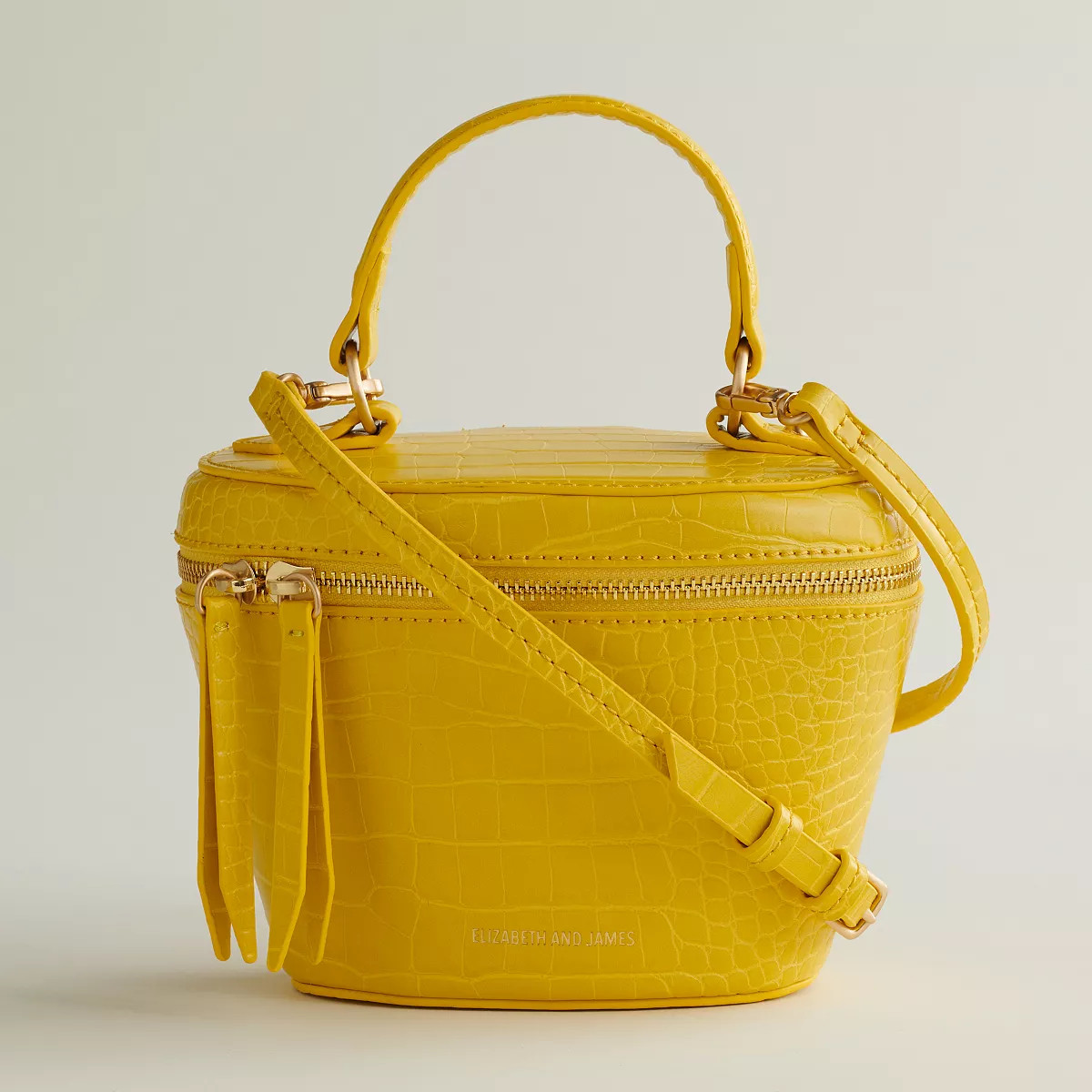 Elizabeth and James Structured Croco Crossbody Bag | Kohl's