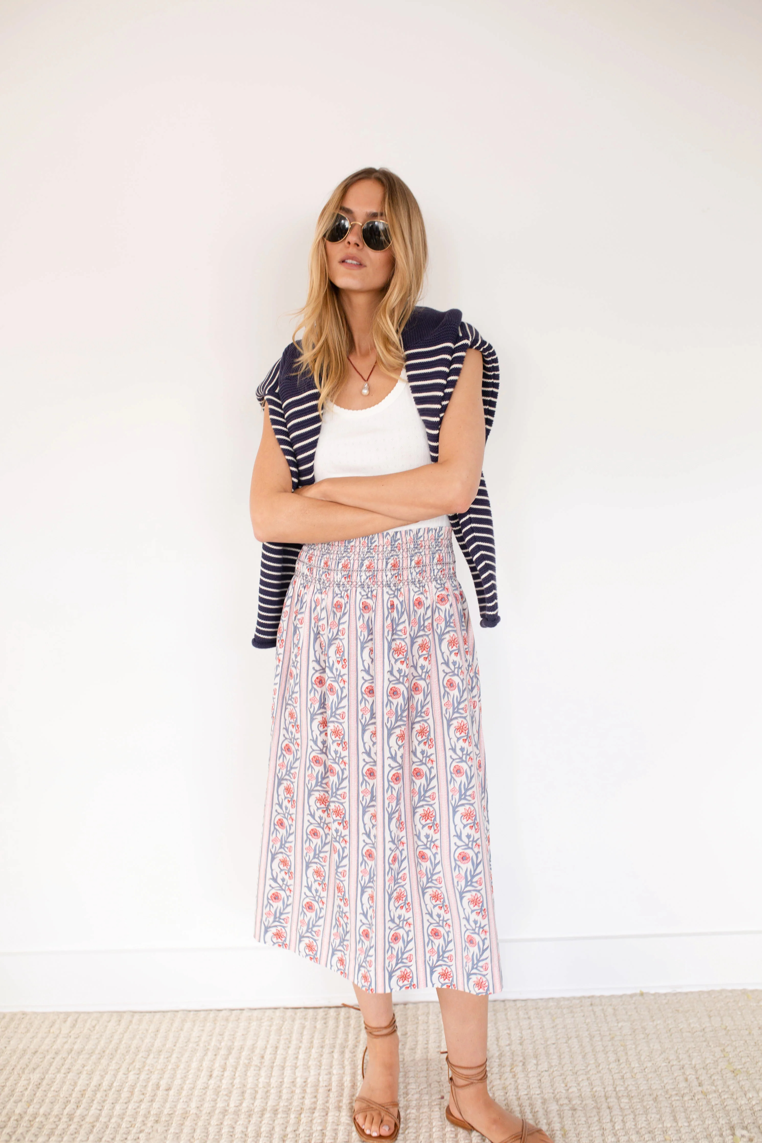 Sandra Skirt - Vine Floral | Marea