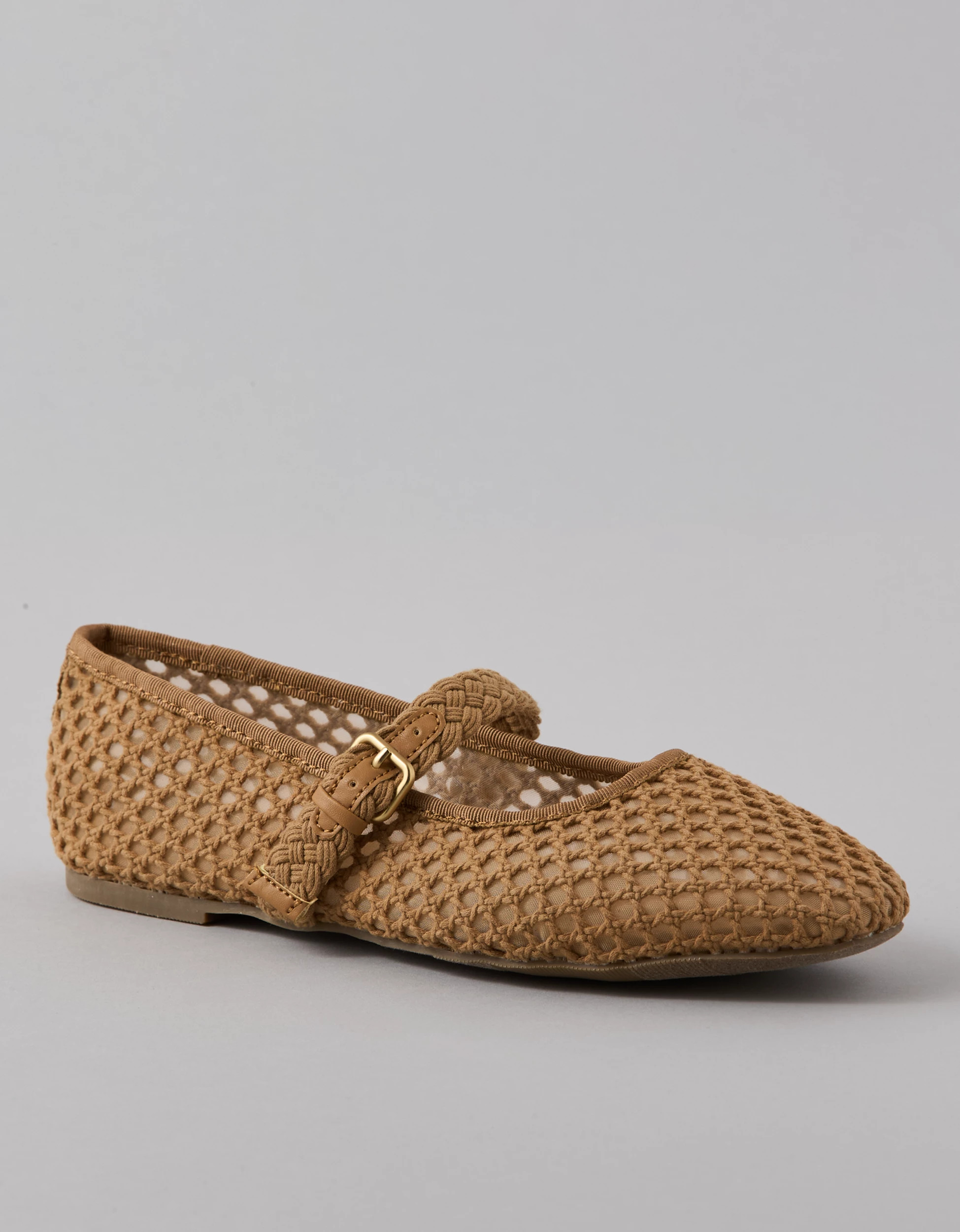 AE Crochet Mary Jane Flat | American Eagle Outfitters (US & CA)