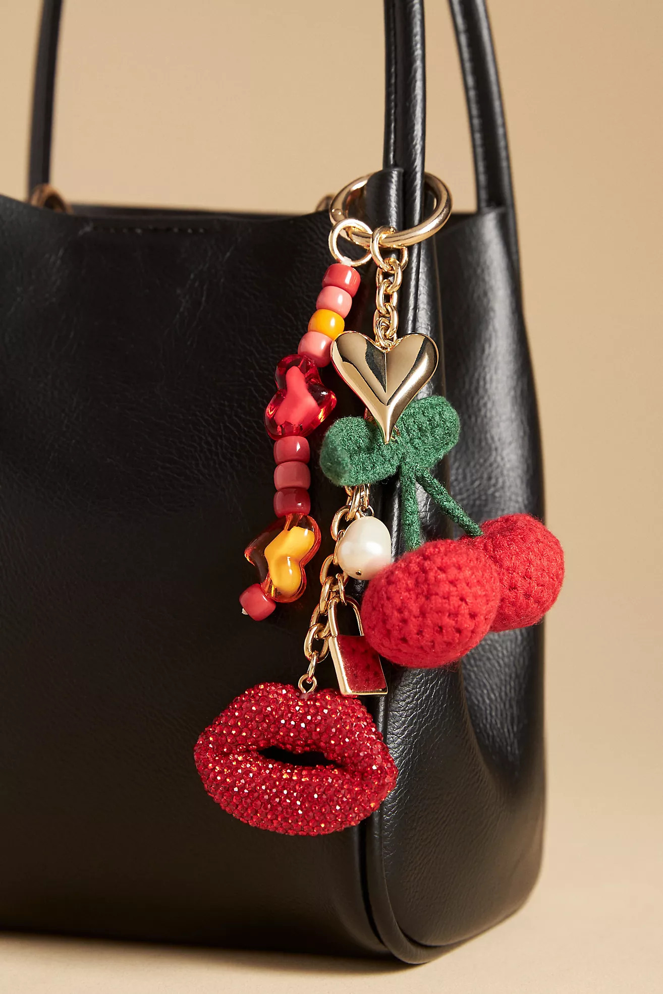Cherry Lips Bag Charm | Anthropologie (US)