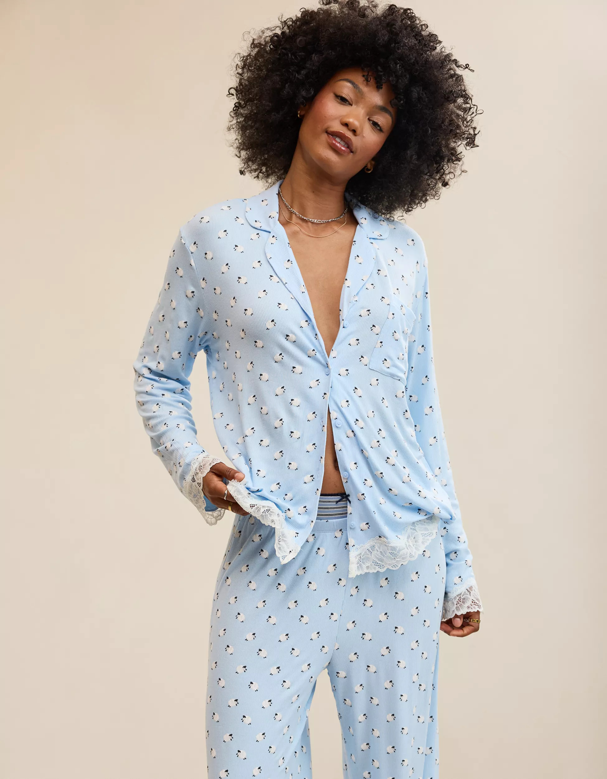 Aerie Real Soft Rib Long Sleeve T-Shirt | Aerie