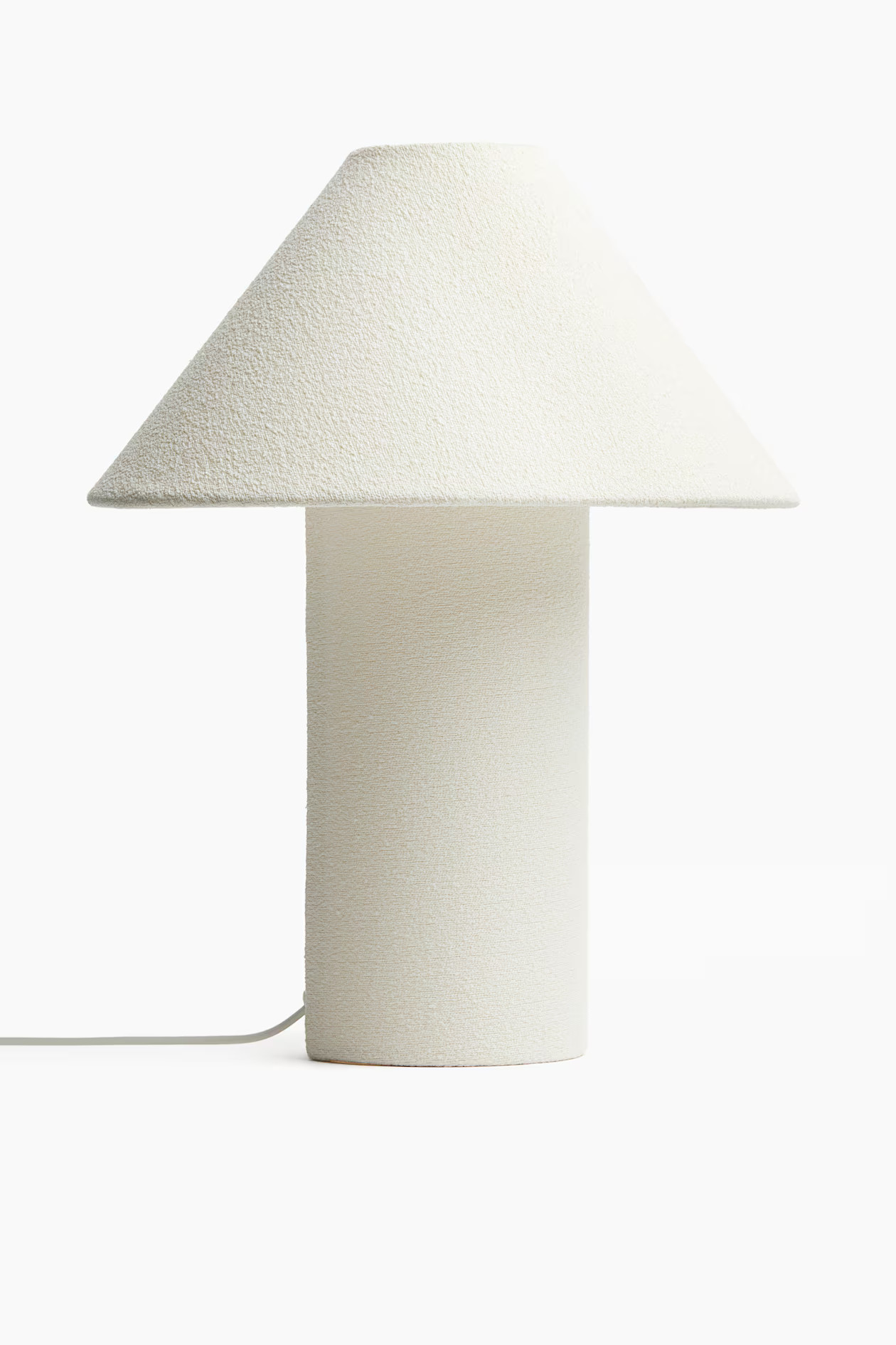 Bouclé-weave table lamp | H&M (US + CA)