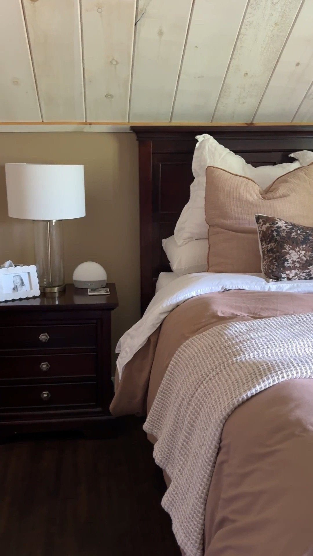 Bedsure duvet linked, color is "Coffee". Lumbar pillow & cover are Amazon! The BEST sheets that last YEARS are from Brooklinen! Linked similar lamps (mine are old from Target).

#LTKmomlife #LTKSeasonal #LTKHome