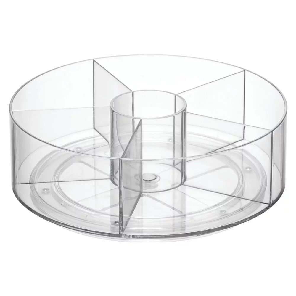 iDesign, Spinning Cabinet Organizer, Clear, 5 Compartments | Walmart (US)