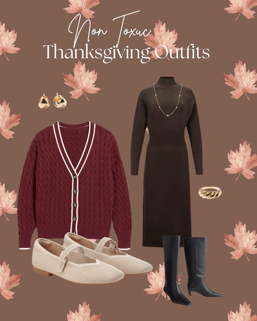 Looking for cozy, nontoxic outfit ideas for Thanksgiving? 🍂 I’m sharing my favorite looks made with cotton, wool, linen + other breathable, natural materials. Perfect for a comfy, elevated holiday—without all the synthetics. Tap to shop safer, cleaner wardrobe staples for your Thanksgiving gatherings! 🧡

#LTKHoliday #LTKmomlife #LTKSeasonal